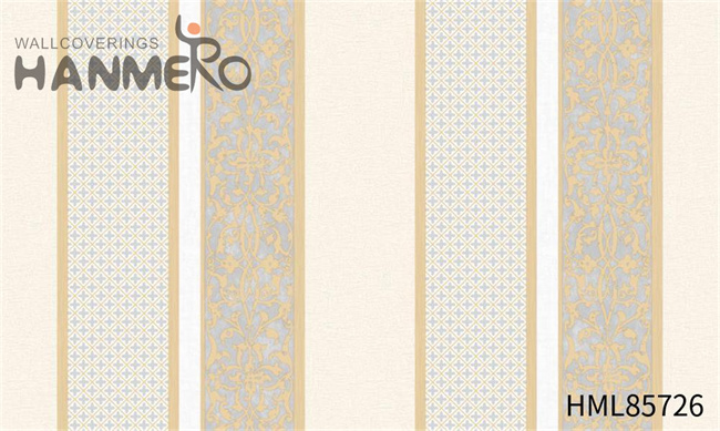 HANMERO High Quality PVC Flowers European Exhibition 1.06*15.6M most popular wallpaper for homes Embossing