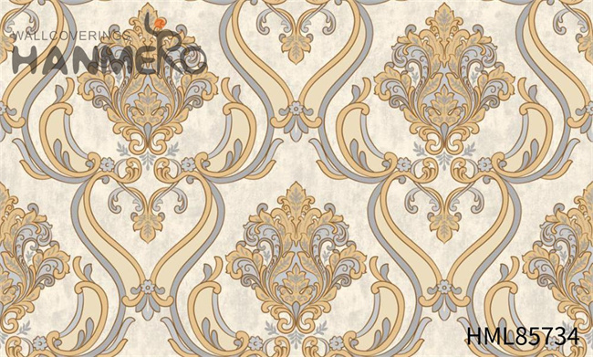 HANMERO wall decorative papers High Quality Flowers Embossing European Exhibition 1.06*15.6M PVC