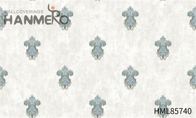 HANMERO black modern wallpaper High Quality Flowers Embossing European Exhibition 1.06*15.6M PVC