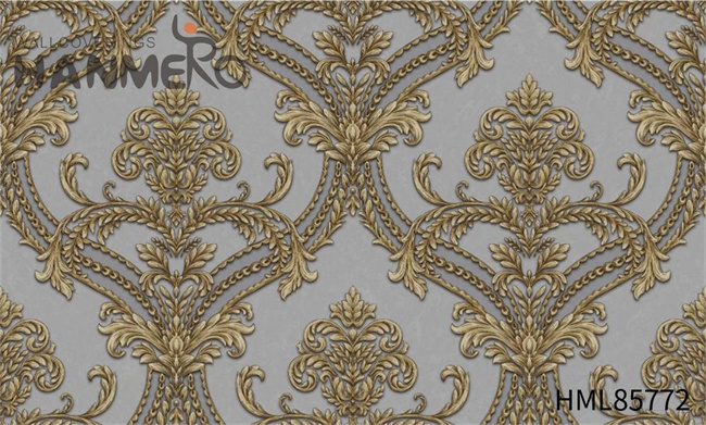 HANMERO PVC Embossing Damask Scrubbable European Saloon 1.06*15.6M imperial wallpaper