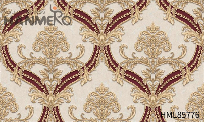 HANMERO Scrubbable PVC Damask Embossing European Saloon 1.06*15.6M wall paper borders