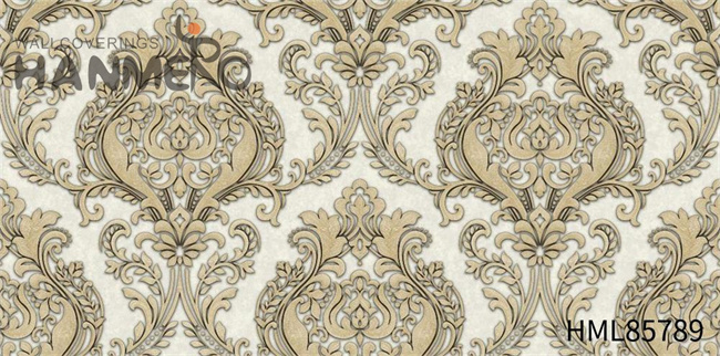 HANMERO Scrubbable European Saloon 1.06*15.6M home decor with wallpaper Damask Embossing PVC