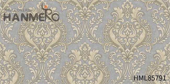 HANMERO Scrubbable PVC Damask European Saloon 1.06*15.6M online shopping wallpaper Embossing