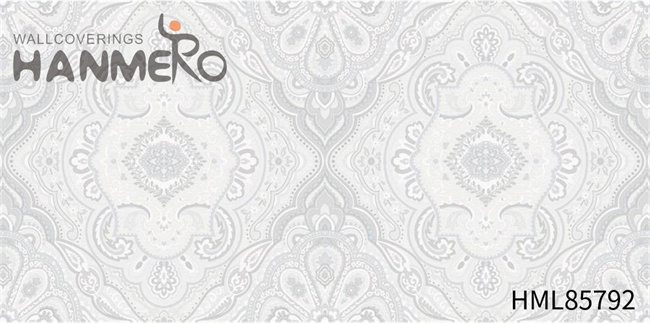 HANMERO Embossing European Saloon 1.06*15.6M wallpapers for walls at home Damask Scrubbable PVC