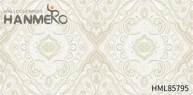 HANMERO Damask Embossing Scrubbable PVC European Saloon 1.06*15.6M decorating wallpaper designs