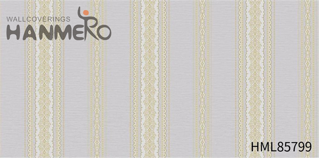 HANMERO wallpaper vendors Scrubbable Damask Embossing European Saloon 1.06*15.6M PVC