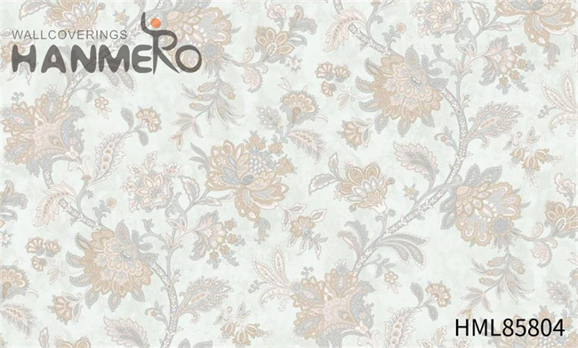 HANMERO local wallpaper shops Scrubbable Damask Embossing European Saloon 1.06*15.6M PVC