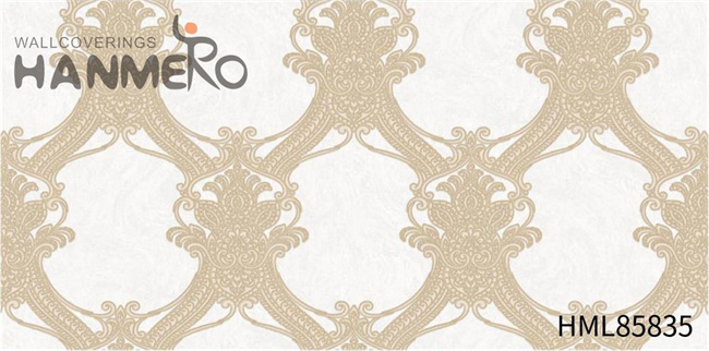 HANMERO wallpaper design house Scrubbable Damask Embossing European Saloon 1.06*15.6M PVC