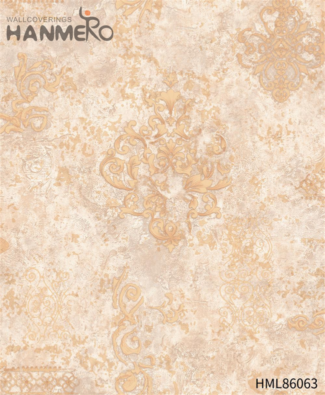 HANMERO Photo studio Cheap Landscape Embossing Pastoral PVC 0.53*10M wallpaper for sale