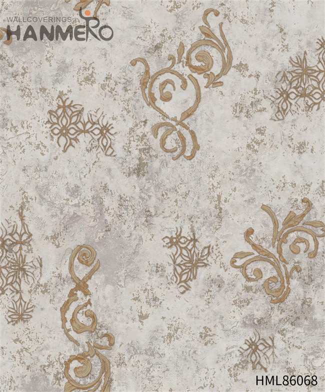 HANMERO Pastoral Cheap Landscape Embossing PVC Photo studio 0.53*10M wallpaper companies