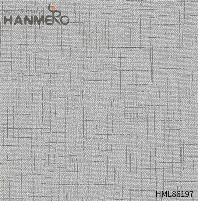 HANMERO Scrubbable Photo studio 1.06*15.6M wallpaper for home wall price Modern PVC Geometric Embossing
