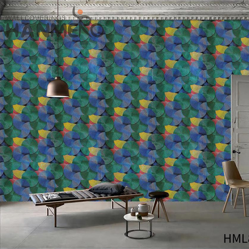 HANMERO PVC Standard Geometric Embossing European Photo studio 0.53*9.5M modern wallpaper designs
