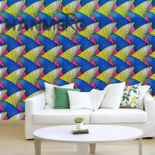 HANMERO PVC Standard Geometric Embossing company wallpaper Photo studio 0.53*9.5M European