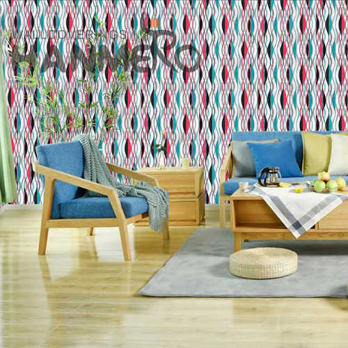 HANMERO PVC Standard Geometric Embossing European Photo studio wallpaper decoration for bedroom 0.53*9.5M