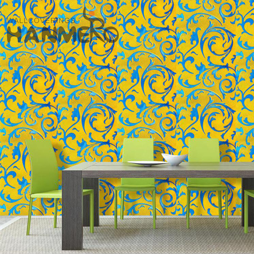 HANMERO 0.53*9.5M Standard Geometric Embossing European Photo studio PVC wallpaper for room decoration