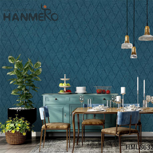 HANMERO PVC Removable 0.53*10M Embossing Modern Photo studio Geometric custom wallpaper
