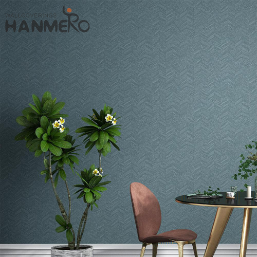 HANMERO PVC Removable Geometric 0.53*10M Modern Photo studio Embossing cheap prepasted wallpaper