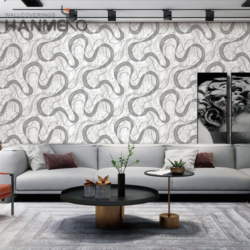 HANMERO PVC 1.06*15.6M Damask Embossing European Restaurants Exporter fashion wallpaper for home