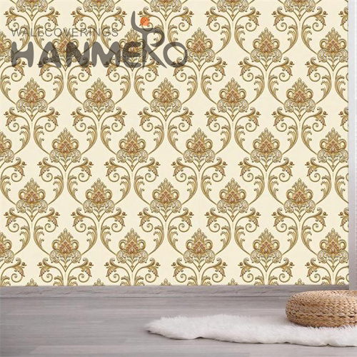 HANMERO Imaginative PVC Flowers Embossing European Household 0.53*9.5M home wallpaper collection