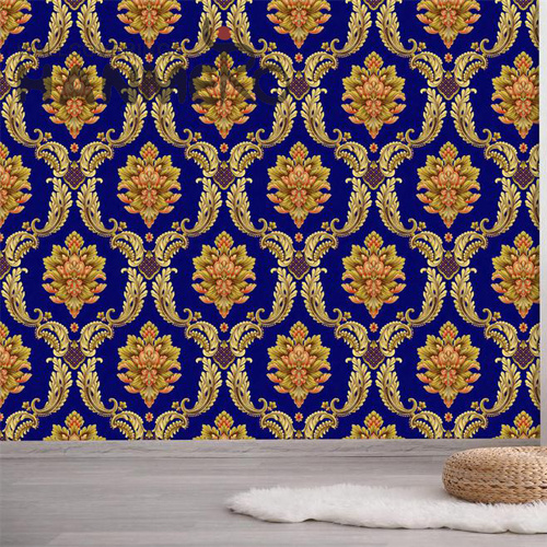 HANMERO Imaginative PVC Flowers Embossing 0.53*9.5M temporary wallpaper border European Household