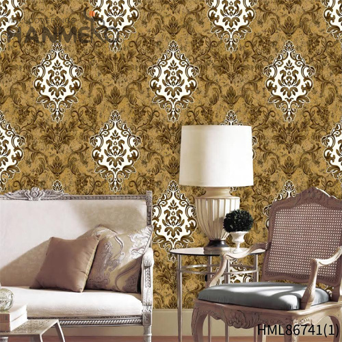 HANMERO Embossing European Household 0.53*9.5M where can i buy wallpaper from Flowers Imaginative PVC