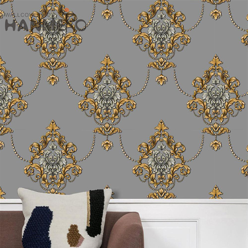 HANMERO PVC Imaginative Flowers Embossing European contemporary wallpaper designs 0.53*9.5M Household