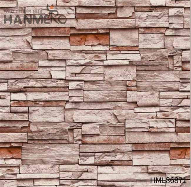 HANMERO PVC Strippable Geometric Embossing Restaurants Modern 0.53*10M wallpaper discount