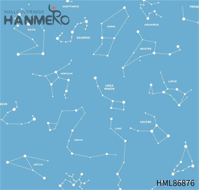 HANMERO Embossing Strippable Geometric PVC Modern Restaurants 0.53*10M images for wallpaper