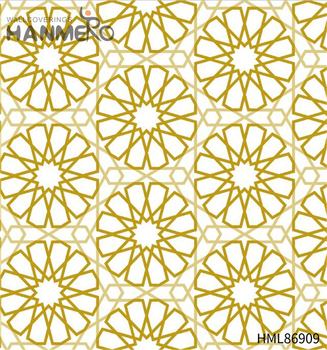 HANMERO house design wallpaper Strippable Geometric Embossing Modern Restaurants 0.53*10M PVC