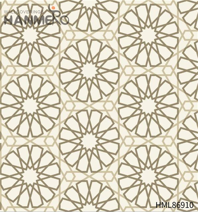 HANMERO quality wallpaper for home Strippable Geometric Embossing Modern Restaurants 0.53*10M PVC