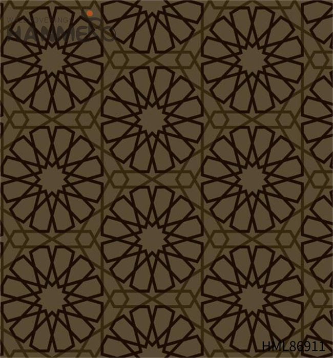 HANMERO wallpaper design home decoration Strippable Geometric Embossing Modern Restaurants 0.53*10M PVC
