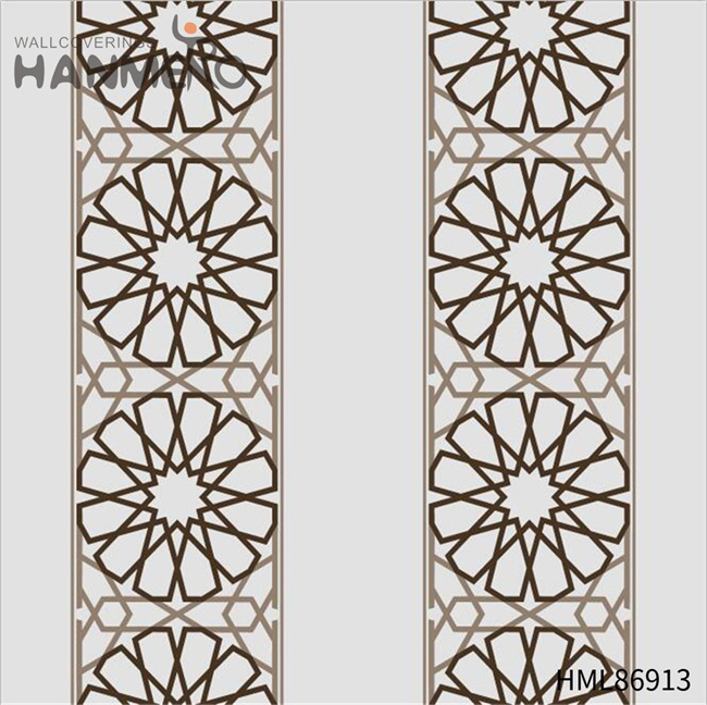 HANMERO wallpaper interior decorating Strippable Geometric Embossing Modern Restaurants 0.53*10M PVC