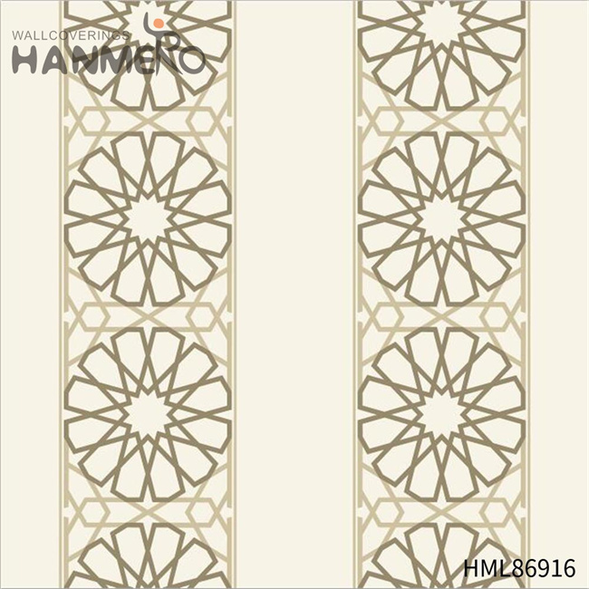 HANMERO at home wallpaper Strippable Geometric Embossing Modern Restaurants 0.53*10M PVC