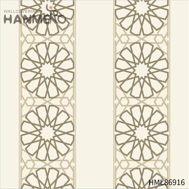 HANMERO at home wallpaper Strippable Geometric Embossing Modern Restaurants 0.53*10M PVC