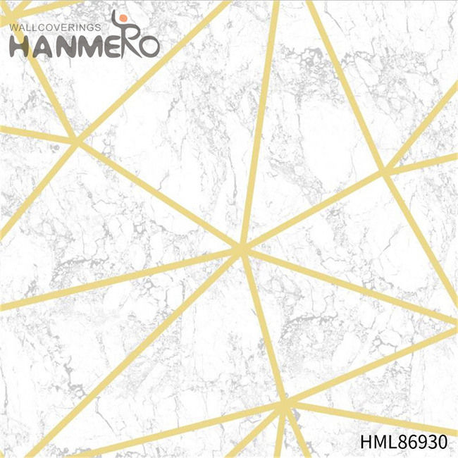 HANMERO beautiful wallpapers Strippable Geometric Embossing Modern Restaurants 0.53*10M PVC