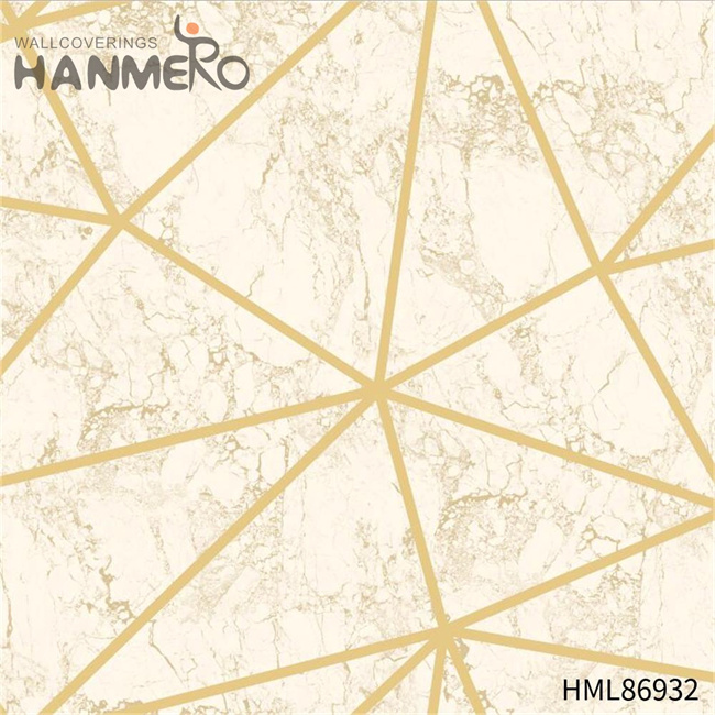 HANMERO wallpaper design for room Strippable Geometric Embossing Modern Restaurants 0.53*10M PVC