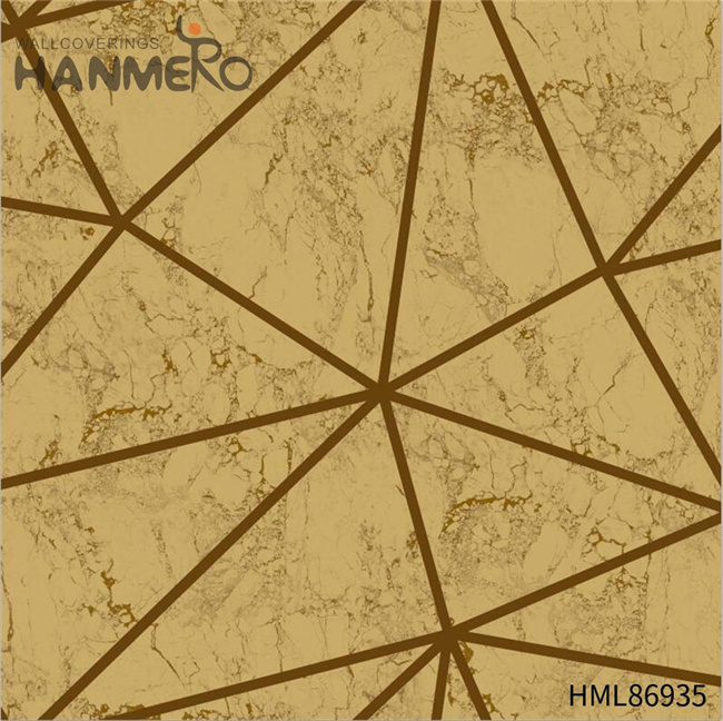 HANMERO wallpaper online buy Strippable Geometric Embossing Modern Restaurants 0.53*10M PVC