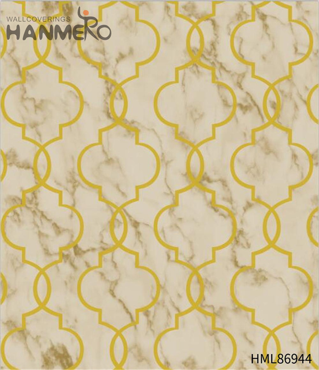 HANMERO bedroom wall wallpaper Strippable Geometric Embossing Modern Restaurants 0.53*10M PVC