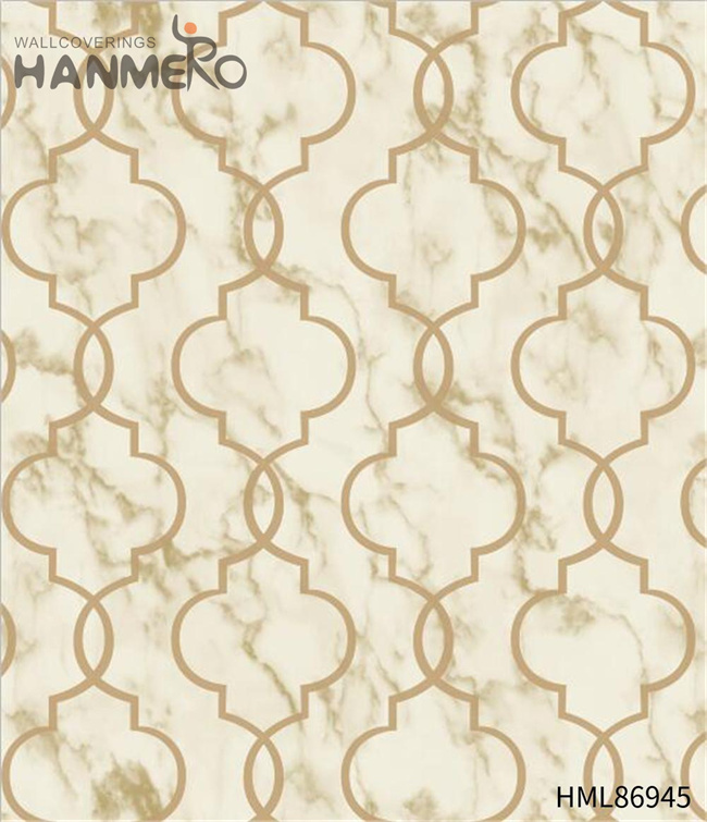 HANMERO wallpaper for home design Strippable Geometric Embossing Modern Restaurants 0.53*10M PVC