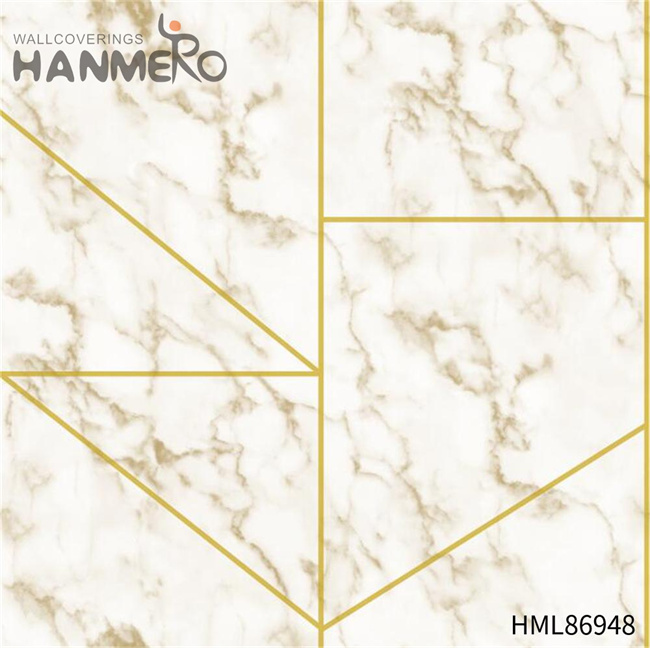HANMERO wallpaper design house Strippable Geometric Embossing Modern Restaurants 0.53*10M PVC