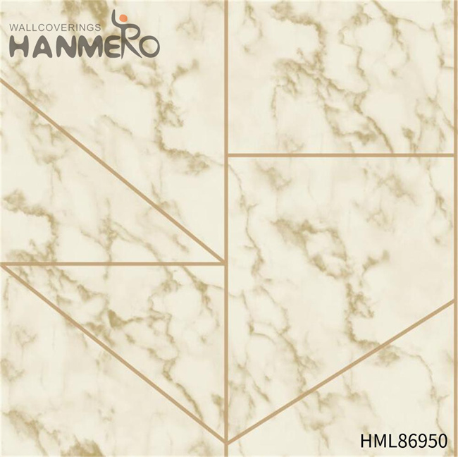 HANMERO wall papers for walls Strippable Geometric Embossing Modern Restaurants 0.53*10M PVC