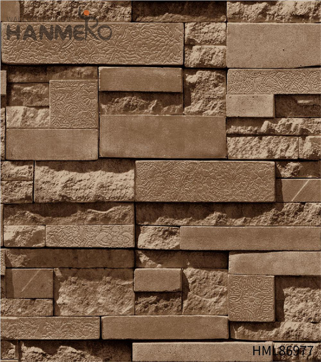 HANMERO Brick Unique PVC Embossing Chinese Style Sofa background 0.53*9.5M wallpaper outlet