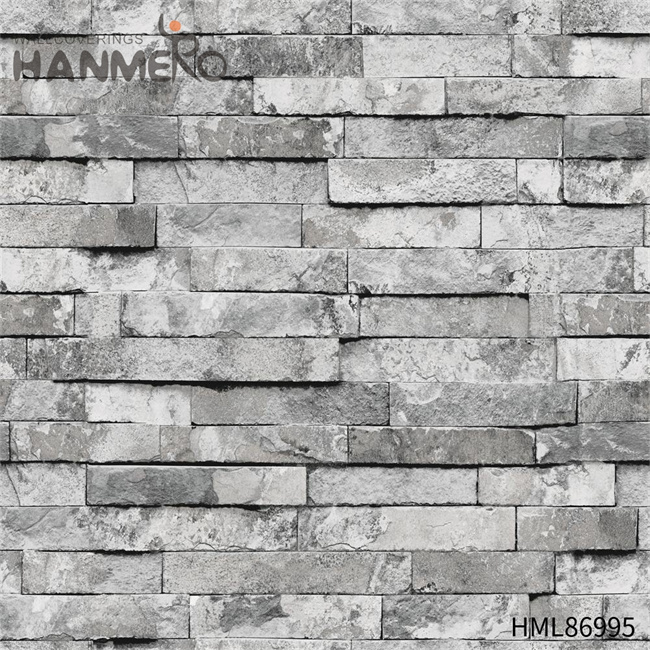 HANMERO wallpapers for designers Unique Brick Embossing Chinese Style Sofa background 0.53*9.5M PVC