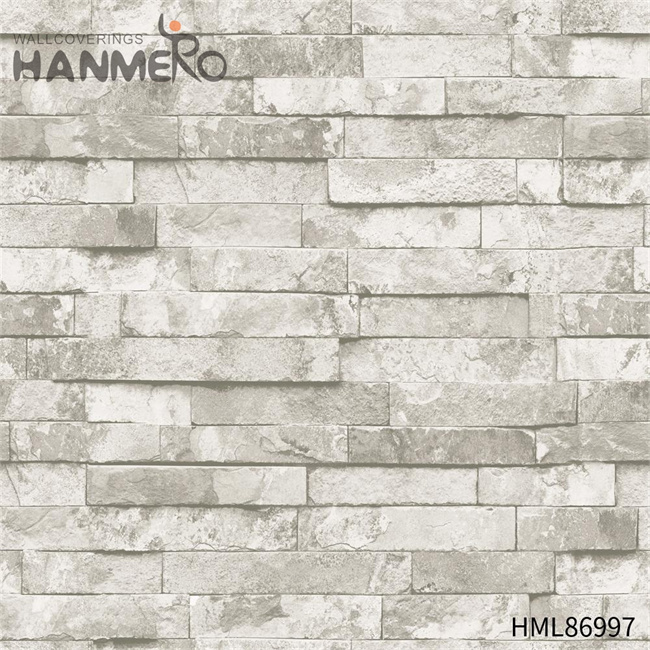 HANMERO online store wallpaper Unique Brick Embossing Chinese Style Sofa background 0.53*9.5M PVC
