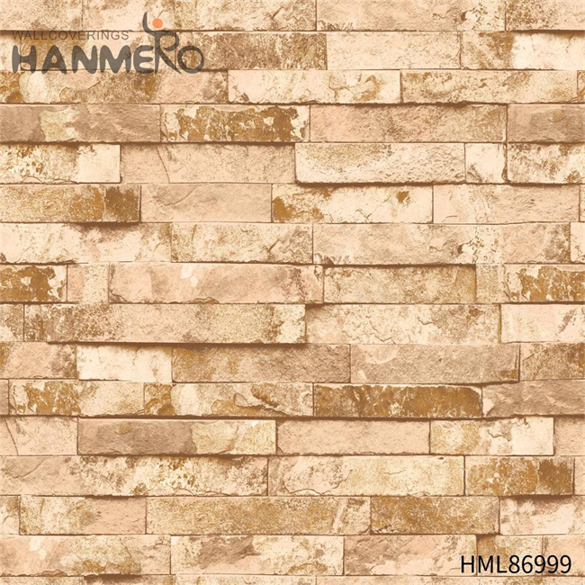 HANMERO paper decoration for wall Unique Brick Embossing Chinese Style Sofa background 0.53*9.5M PVC