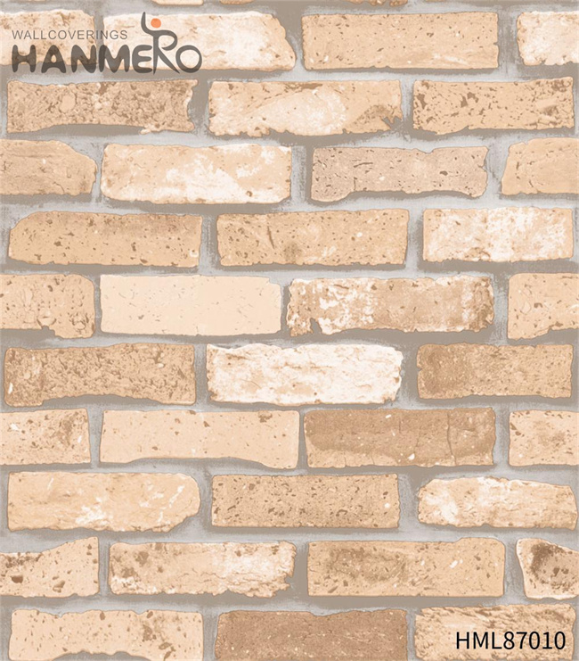 HANMERO home wallpaper ideas Unique Brick Embossing Chinese Style Sofa background 0.53*9.5M PVC