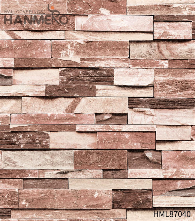 HANMERO wallpaper of wall Unique Brick Embossing Chinese Style Sofa background 0.53*9.5M PVC