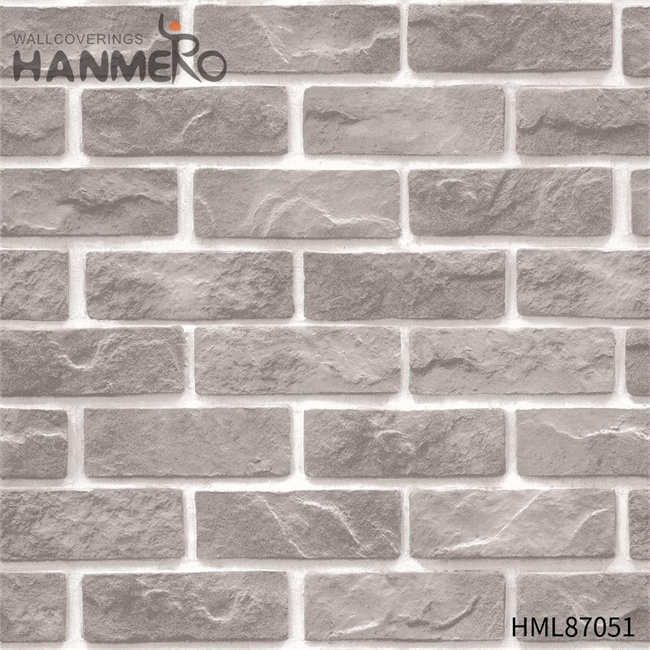 HANMERO Unique PVC Brick Sofa background 0.53*9.5M designer wallcoverings Chinese Style Embossing
