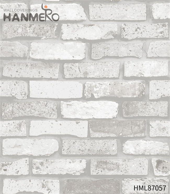 HANMERO Unique PVC Brick 0.53*9.5M wallpaper on wall Sofa background Embossing Chinese Style