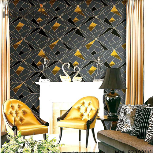 HANMERO PVC Professional Supplier Flowers Embossing European home wallpaper designs 0.53*9.5M Home